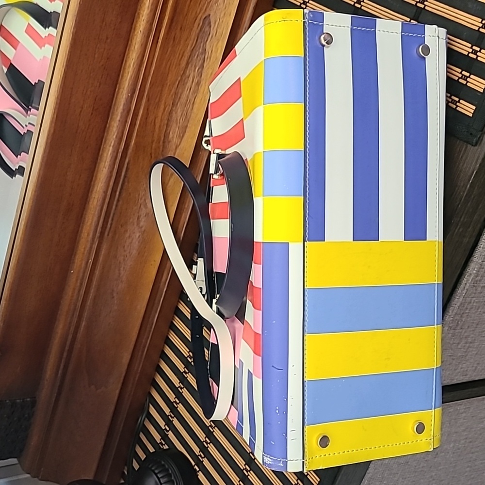 Kate ♠️  Striped leather bag - Picture 8 of 17